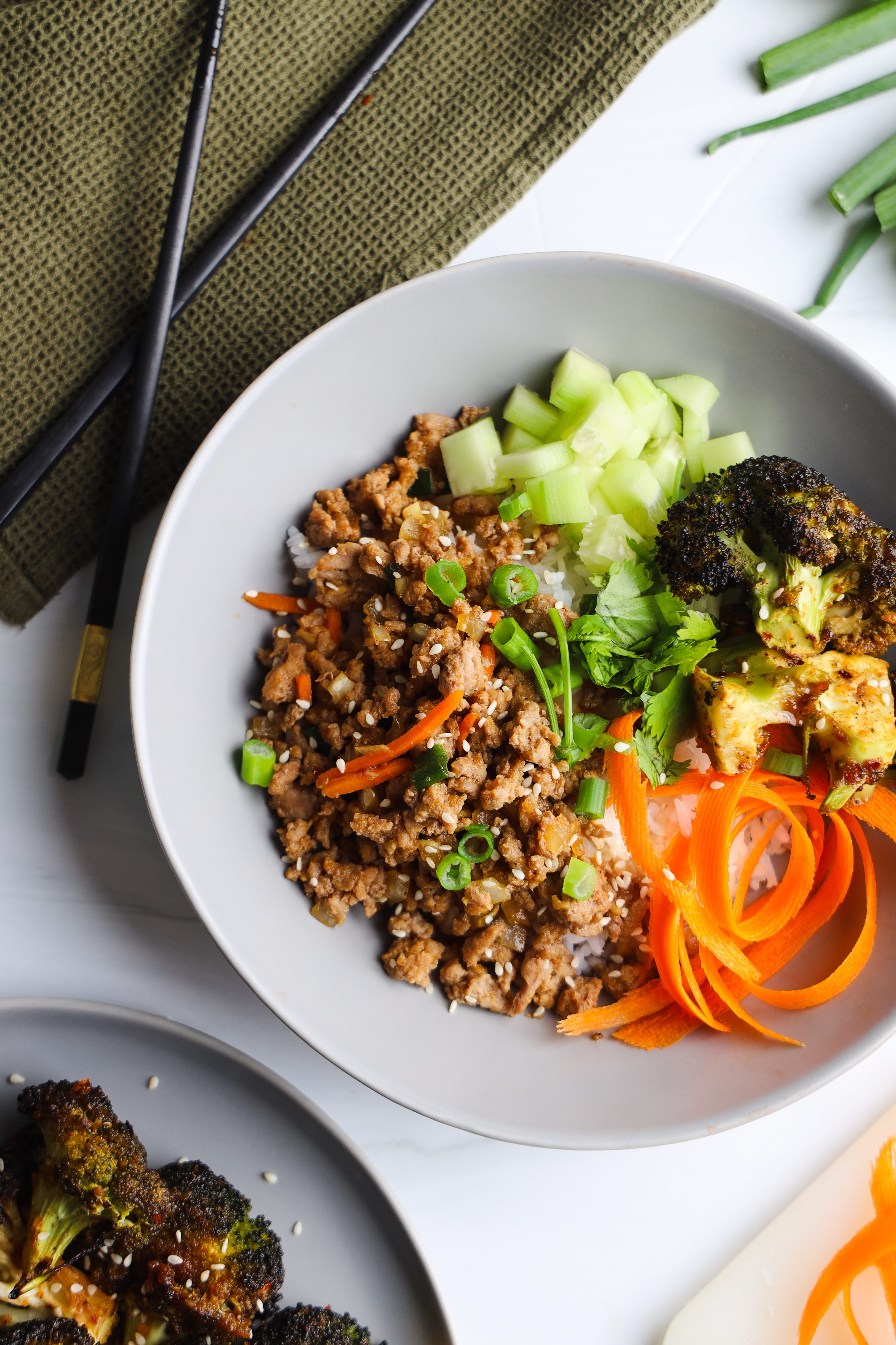 Turkey Chili -  brown rice and edamame